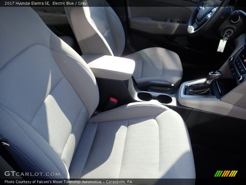 Electric Blue / Gray 2017 Hyundai Elantra SE