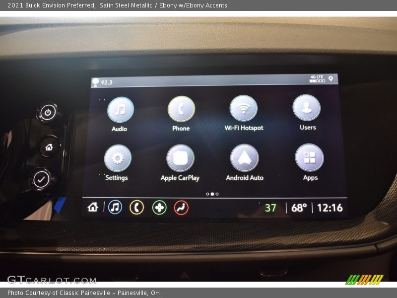 Satin Steel Metallic / Ebony w/Ebony Accents 2021 Buick Envision Preferred