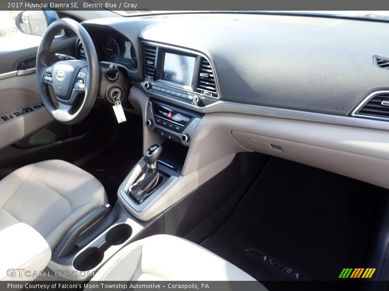 Electric Blue / Gray 2017 Hyundai Elantra SE
