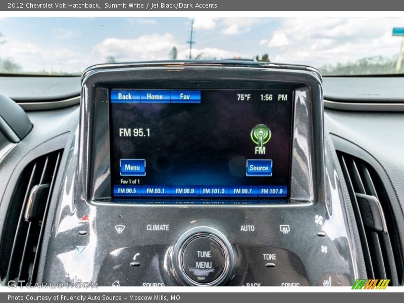 Summit White / Jet Black/Dark Accents 2012 Chevrolet Volt Hatchback