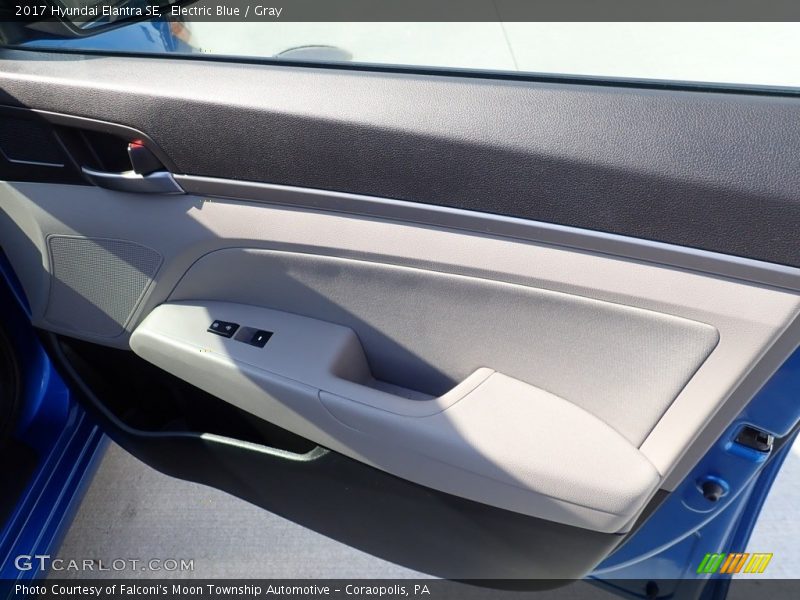Electric Blue / Gray 2017 Hyundai Elantra SE