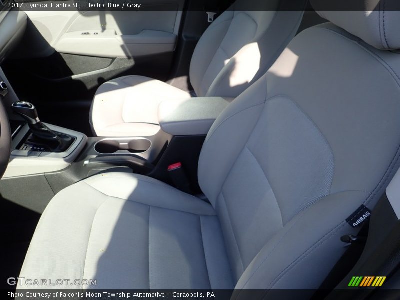 Electric Blue / Gray 2017 Hyundai Elantra SE