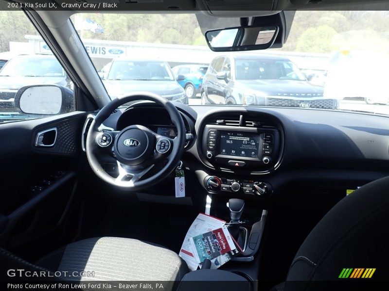 Gravity Gray / Black 2021 Kia Soul LX
