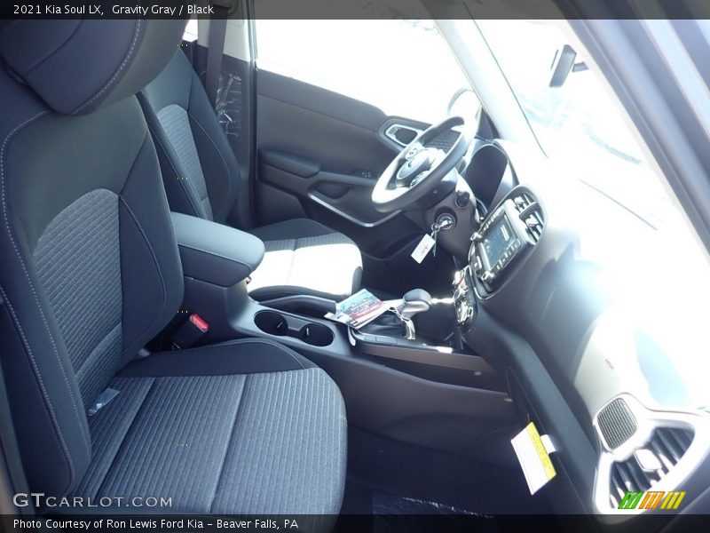Gravity Gray / Black 2021 Kia Soul LX