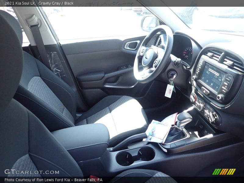 Gravity Gray / Black 2021 Kia Soul LX
