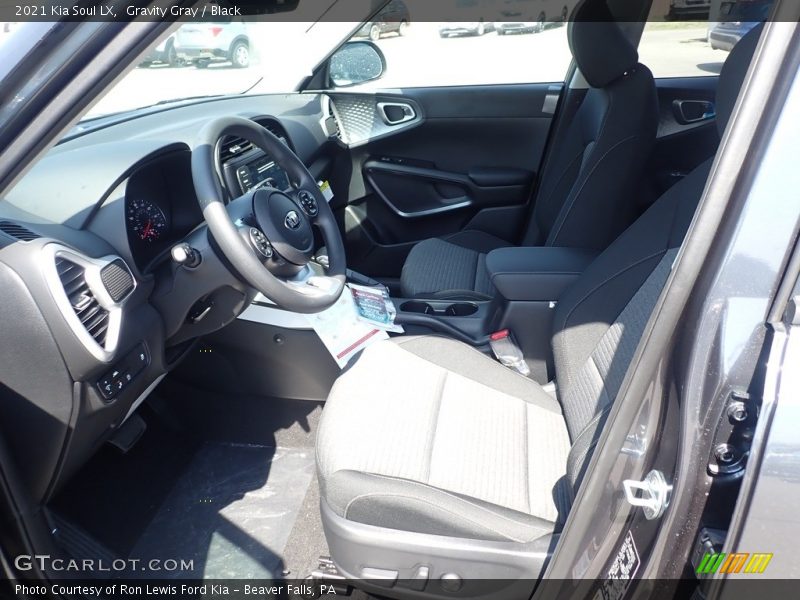 Gravity Gray / Black 2021 Kia Soul LX