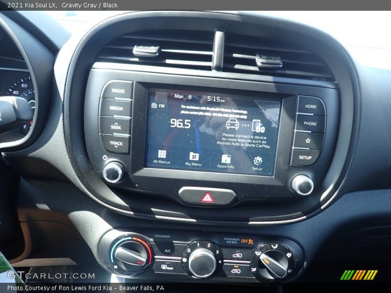 Gravity Gray / Black 2021 Kia Soul LX