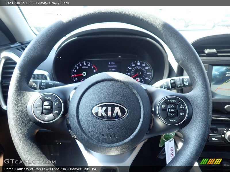 Gravity Gray / Black 2021 Kia Soul LX