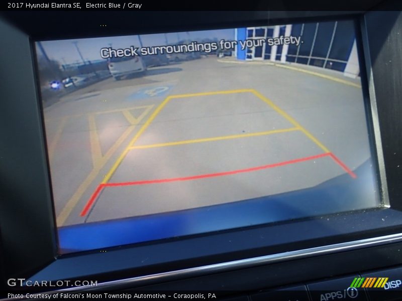 Electric Blue / Gray 2017 Hyundai Elantra SE
