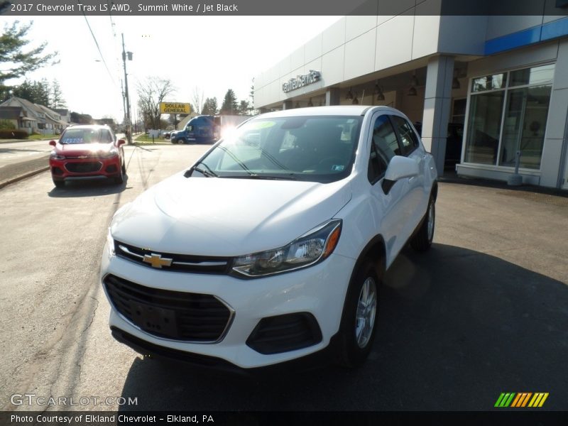 Summit White / Jet Black 2017 Chevrolet Trax LS AWD