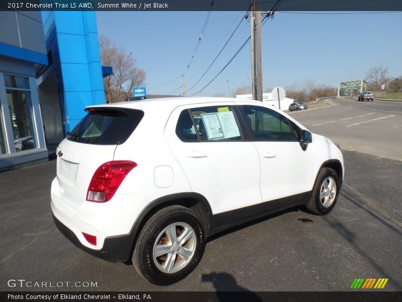 Summit White / Jet Black 2017 Chevrolet Trax LS AWD