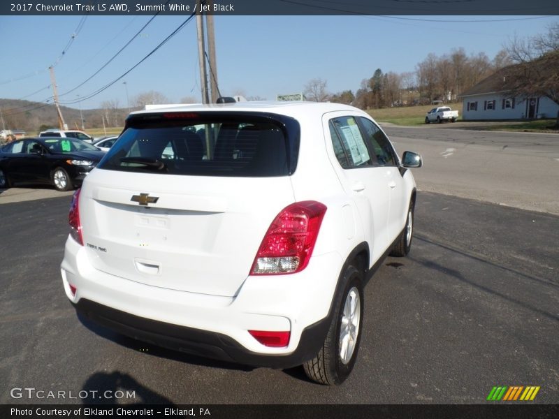 Summit White / Jet Black 2017 Chevrolet Trax LS AWD