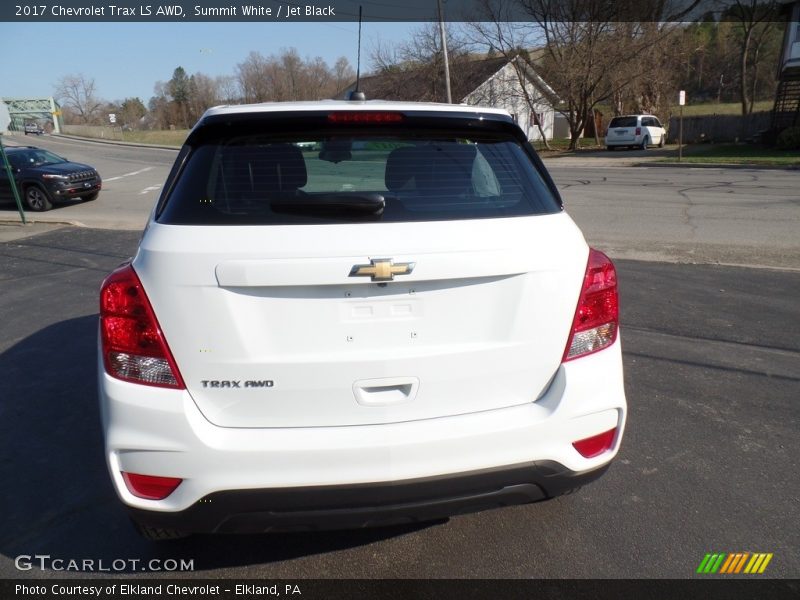 Summit White / Jet Black 2017 Chevrolet Trax LS AWD