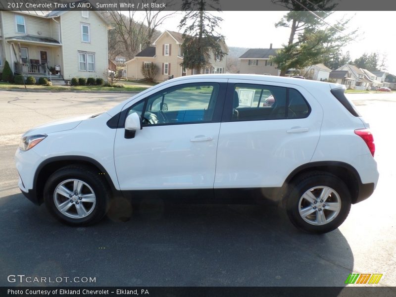 Summit White / Jet Black 2017 Chevrolet Trax LS AWD