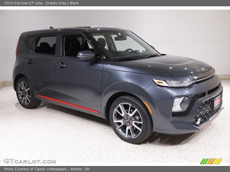 Gravity Gray / Black 2020 Kia Soul GT-Line