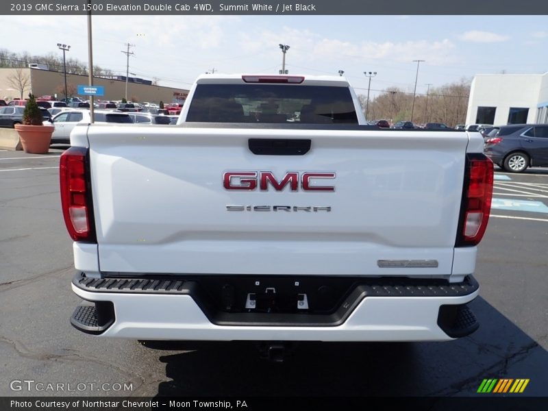 Summit White / Jet Black 2019 GMC Sierra 1500 Elevation Double Cab 4WD