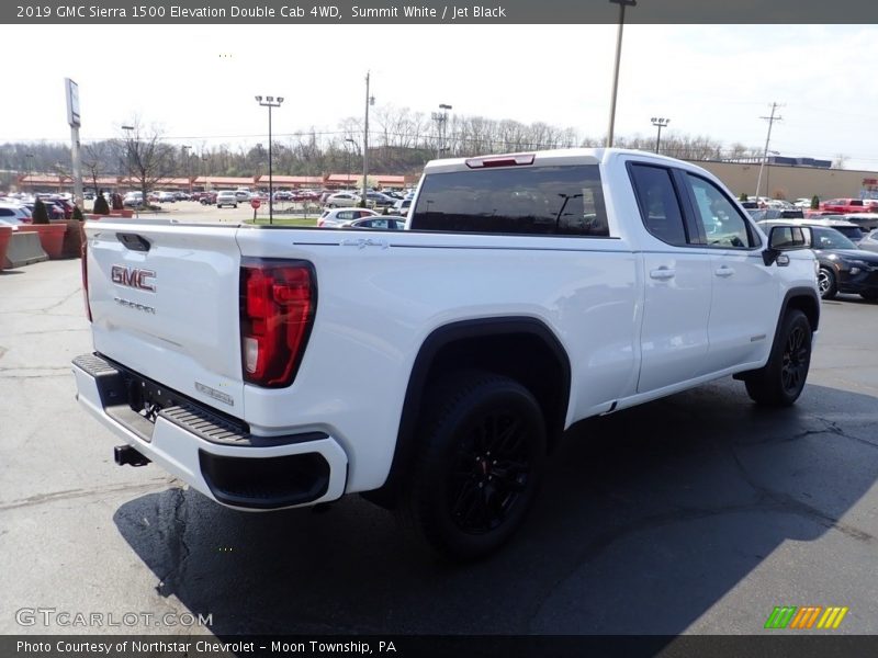 Summit White / Jet Black 2019 GMC Sierra 1500 Elevation Double Cab 4WD