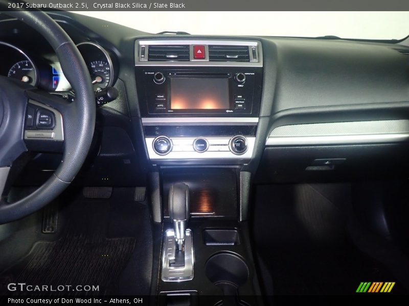 Crystal Black Silica / Slate Black 2017 Subaru Outback 2.5i
