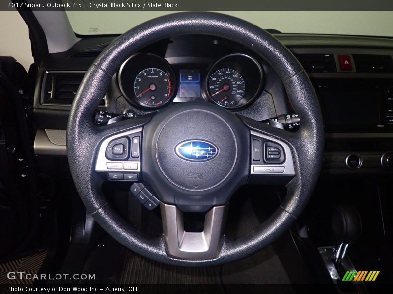 Crystal Black Silica / Slate Black 2017 Subaru Outback 2.5i