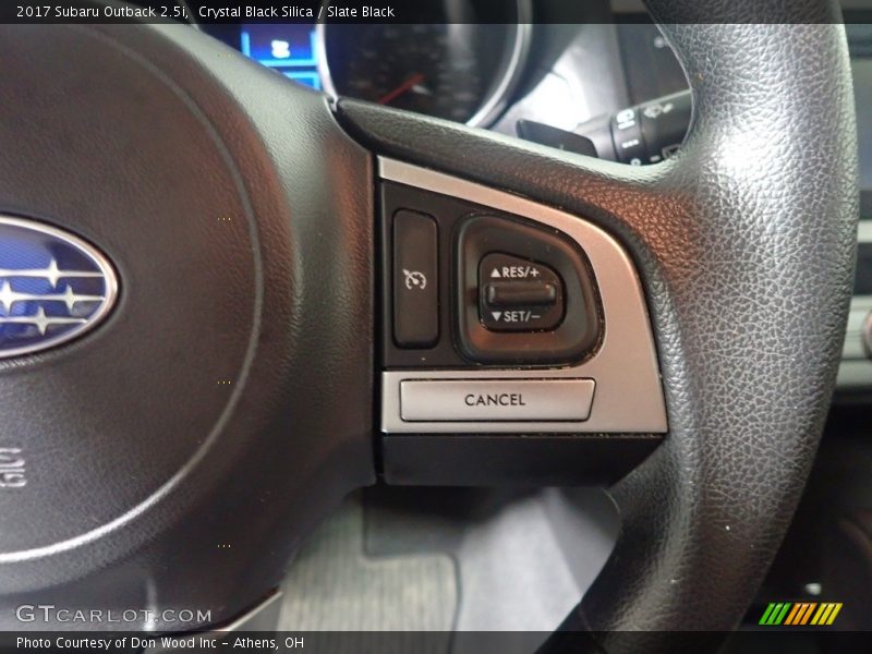 Crystal Black Silica / Slate Black 2017 Subaru Outback 2.5i