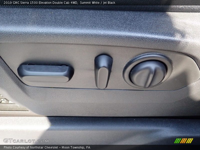 Summit White / Jet Black 2019 GMC Sierra 1500 Elevation Double Cab 4WD