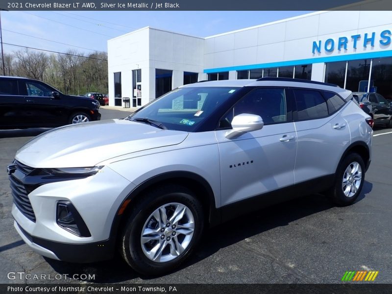 Silver Ice Metallic / Jet Black 2021 Chevrolet Blazer LT AWD