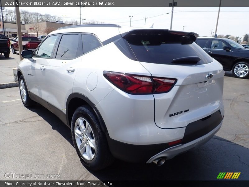 Silver Ice Metallic / Jet Black 2021 Chevrolet Blazer LT AWD