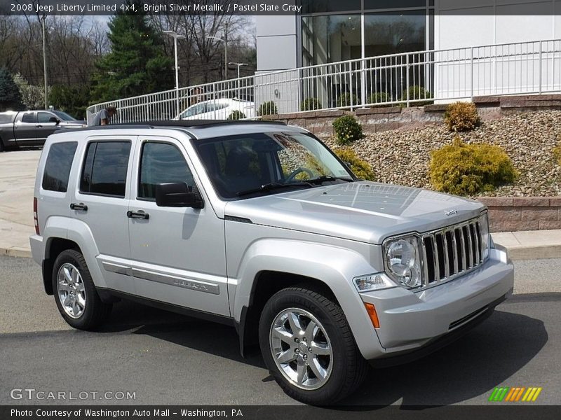 Bright Silver Metallic / Pastel Slate Gray 2008 Jeep Liberty Limited 4x4
