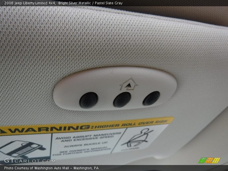 Bright Silver Metallic / Pastel Slate Gray 2008 Jeep Liberty Limited 4x4