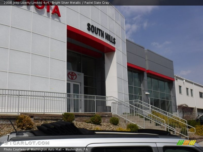 Bright Silver Metallic / Pastel Slate Gray 2008 Jeep Liberty Limited 4x4