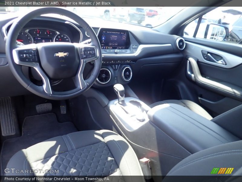 Silver Ice Metallic / Jet Black 2021 Chevrolet Blazer LT AWD