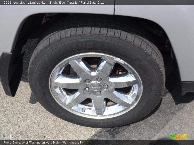 Bright Silver Metallic / Pastel Slate Gray 2008 Jeep Liberty Limited 4x4