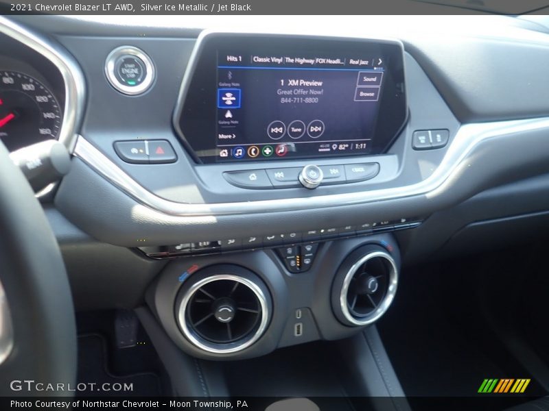 Silver Ice Metallic / Jet Black 2021 Chevrolet Blazer LT AWD