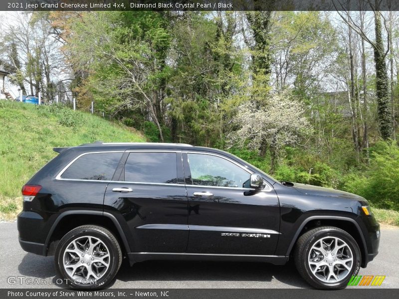 Diamond Black Crystal Pearl / Black 2021 Jeep Grand Cherokee Limited 4x4