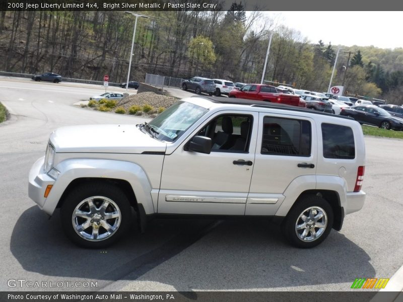 Bright Silver Metallic / Pastel Slate Gray 2008 Jeep Liberty Limited 4x4