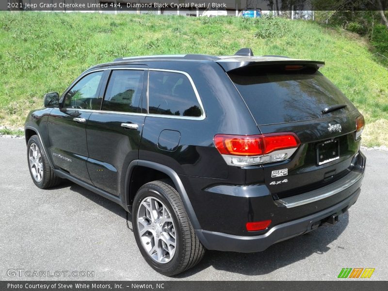 Diamond Black Crystal Pearl / Black 2021 Jeep Grand Cherokee Limited 4x4