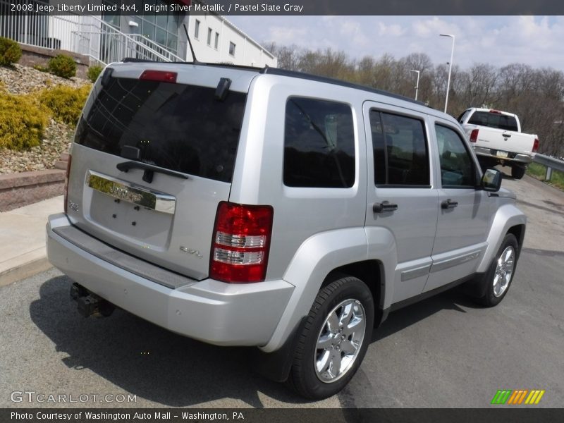 Bright Silver Metallic / Pastel Slate Gray 2008 Jeep Liberty Limited 4x4