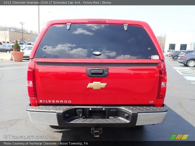 Victory Red / Ebony 2013 Chevrolet Silverado 1500 LT Extended Cab 4x4