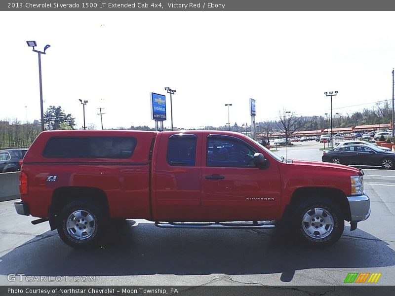 Victory Red / Ebony 2013 Chevrolet Silverado 1500 LT Extended Cab 4x4