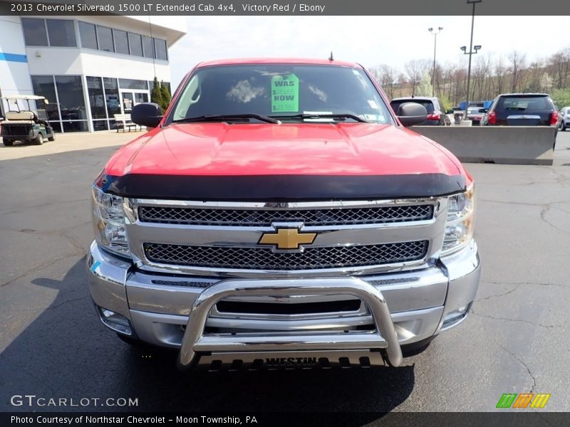 Victory Red / Ebony 2013 Chevrolet Silverado 1500 LT Extended Cab 4x4