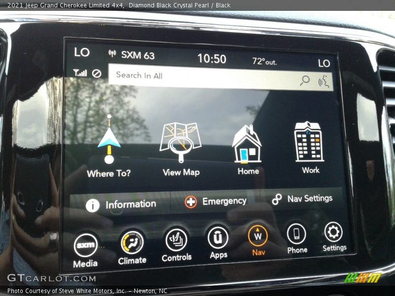 Diamond Black Crystal Pearl / Black 2021 Jeep Grand Cherokee Limited 4x4