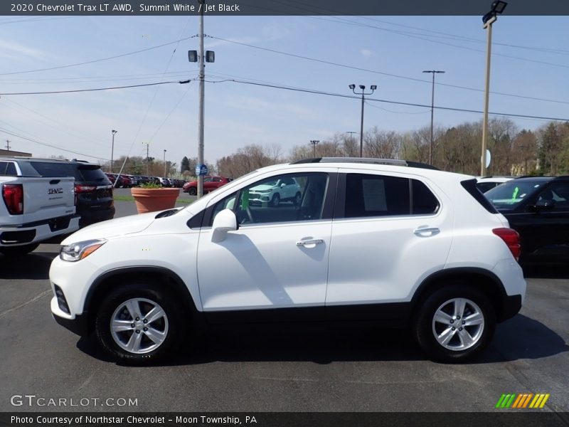 Summit White / Jet Black 2020 Chevrolet Trax LT AWD