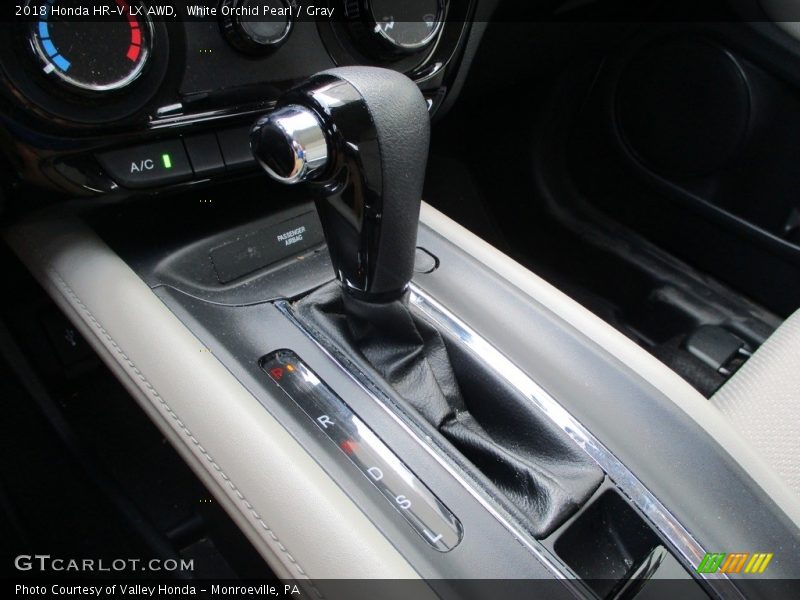 White Orchid Pearl / Gray 2018 Honda HR-V LX AWD