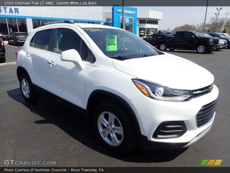 Summit White / Jet Black 2020 Chevrolet Trax LT AWD