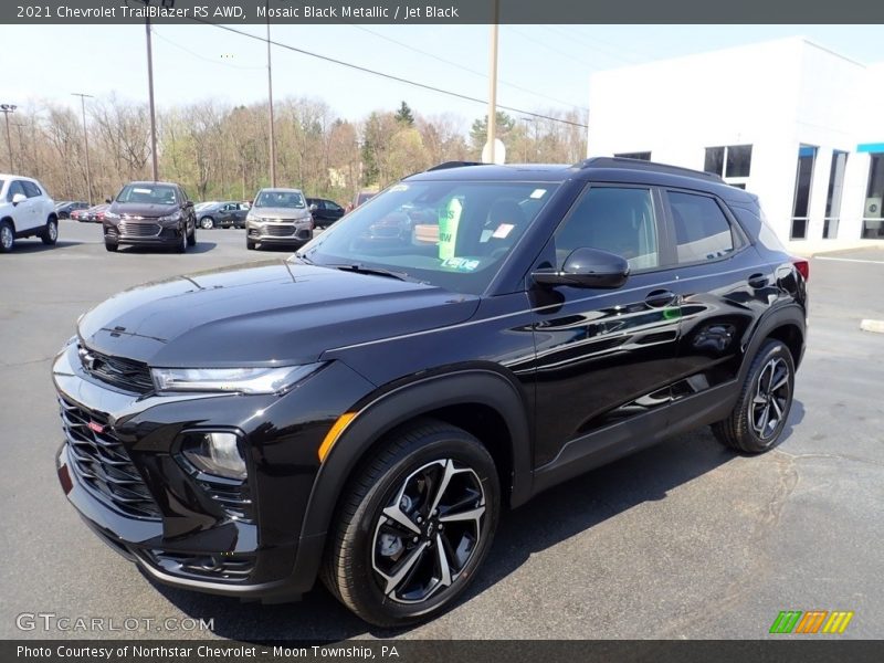 Mosaic Black Metallic / Jet Black 2021 Chevrolet TrailBlazer RS AWD