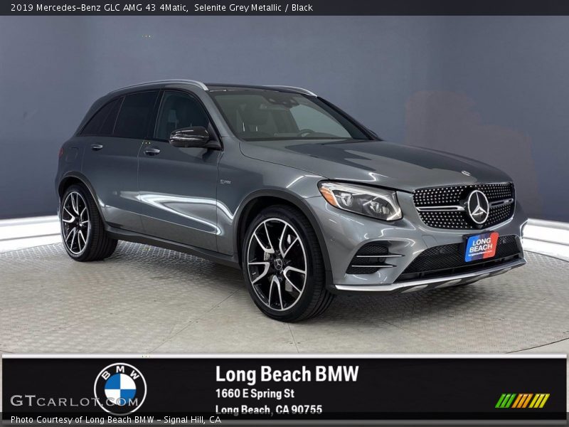 Selenite Grey Metallic / Black 2019 Mercedes-Benz GLC AMG 43 4Matic