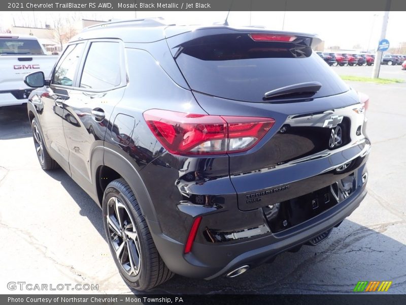 Mosaic Black Metallic / Jet Black 2021 Chevrolet TrailBlazer RS AWD