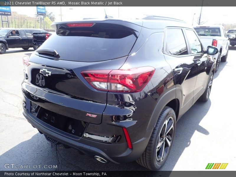 Mosaic Black Metallic / Jet Black 2021 Chevrolet TrailBlazer RS AWD