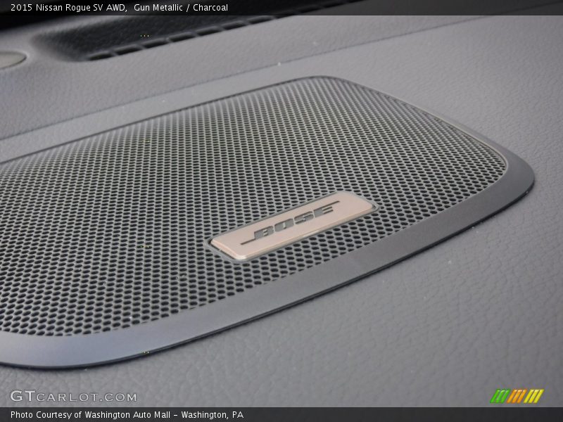 Gun Metallic / Charcoal 2015 Nissan Rogue SV AWD