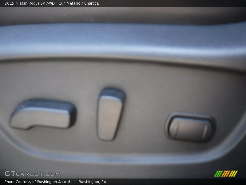 Gun Metallic / Charcoal 2015 Nissan Rogue SV AWD